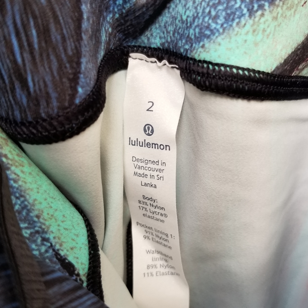 New Lululemon Speed Wunder Tight Electrobeam - Picture 4 of 6